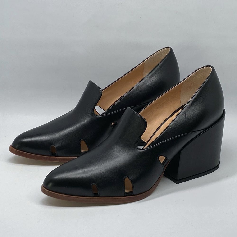 Gabriela Hearst Eliza 80MM Leather Loafers size 39.5